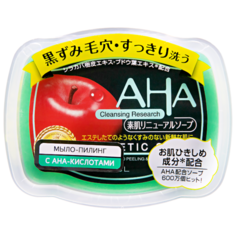 AHA Мыло-пилинг с AHA-кислотами Cleansing Research 100 г