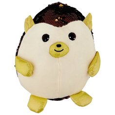 Мягкая игрушка ABtoys Ёж с пайетками 20 см