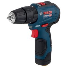 Ударная аккумуляторная дрель-шуруповерт BOSCH GSB 12V-30 Li-Ion 2.0 А-ч 12 В х2 кейс 30 Н·м синий/черный