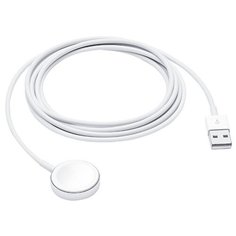 Беспроводная зарядка Apple MX2F2ZM/A USB для Apple Watch белый