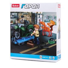 Конструктор SLUBAN Город M38-B0717C Ретро мотоцикл