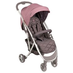 Прогулочная коляска Happy Baby Eleganza V2 pink, цвет шасси: серебристый