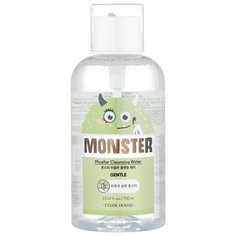 Etude House мицеллярная вода для снятия макияжа с экстрактом алоэ Monster Micellar Cleansing Water, 700 мл