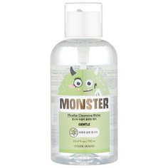 Etude House мицеллярная вода для снятия макияжа с экстрактом алоэ Monster Micellar Cleansing Water, 700 мл