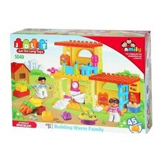 Конструктор JDLT Family 5049 Строим теплую семью