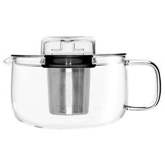 QDO Заварочный чайник Me Pot 5676508 500 мл прозрачный/черный