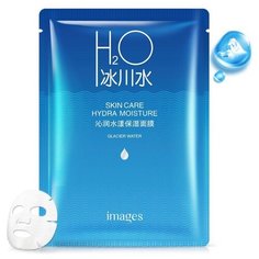 Images увлажняющая маска для лица на основе ледниковой воды с Aloe Vera, 25 г