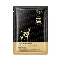 HOUMAI Очищающая тканевая маска для лица с растительными экстрактами, 30 г