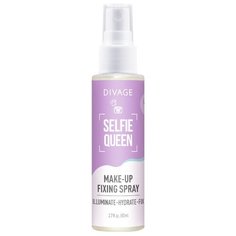 DIVAGE Спрей для фиксации макияжа Selfie Queen Fixing Spray 80 мл прозрачный