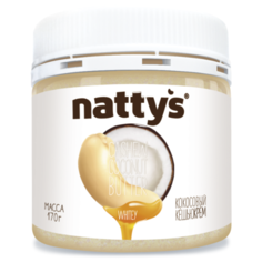 Nattys Паста Кокосовый кешью-крем Whitey 170 г