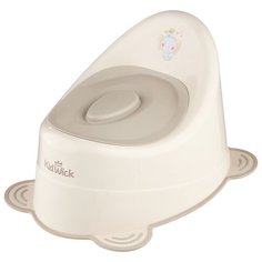 KidWick горшок Улитка с крышкой серый