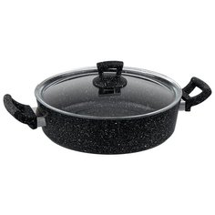 Кастрюля-жаровня КАТЮША Классика 8030-280 28 см, черный гранит