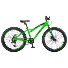 Подростковый горный (MTB) велосипед STELS Adrenalin MD 24+ V010 (2019) неоновый-лайм 13.5" (требует финальной сборки)