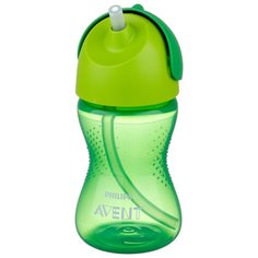 Поильник с трубочкой Philips AVENT SCF798, 300 мл зеленый