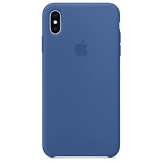 Чехол Apple силиконовый для Apple iPhone XS Max голландский синий