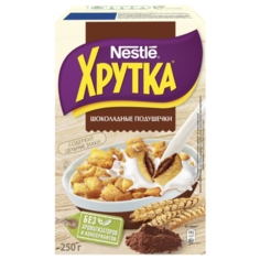 Готовый завтрак Хрутка Шоколадные подушечки, коробка, 250 г