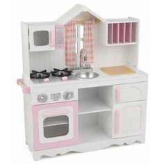 Кухня KidKraft 53222 белый/розовый