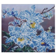 Hobby & Pro Набор для вышивания бисером Белые орхидеи 23 х 25 см (БН-3048)