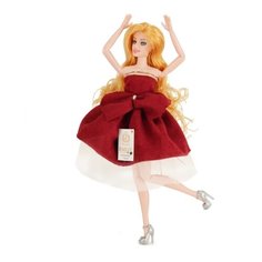 Кукла QIAN JIA TOYS Emily Бордо: Девушка с собачкой, 28 см, HP1110870