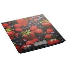 Кухонные весы DELTA КСЕ-27 черный/красный