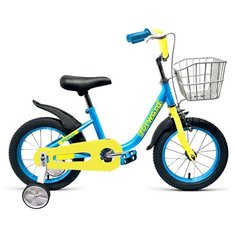 Детский велосипед FORWARD Barrio 14 (2019) голубой (требует финальной сборки)