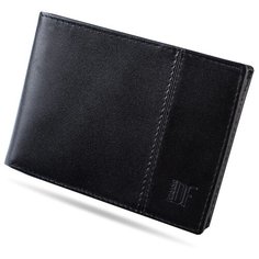 Портмоне Dimanche Classic 893, натуральная кожа черный