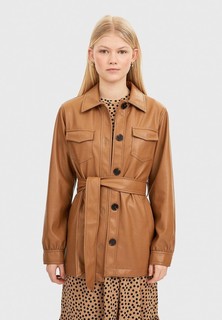 Куртка кожаная Stradivarius