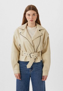 Куртка кожаная Stradivarius