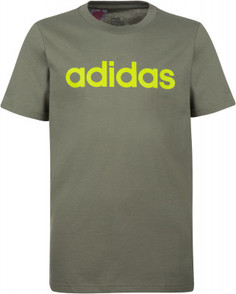 Футболка для мальчиков Adidas Essentials Linear Logo, размер 128