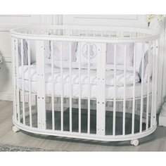 Кроватка Incanto Estel EXCLUSIVE 8 в1 цвет Белый ST-0046/0