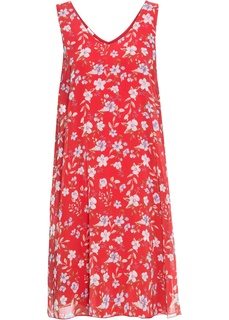 Трикотажное платье с шифоновой накидкой Bonprix