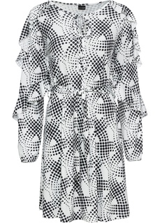 Платье с текстильным поясом Bonprix