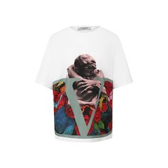 Хлопковая футболка Valentino