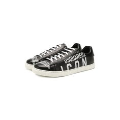 Кожаные кеды Dsquared2