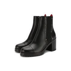 Кожаные ботильоны Valentino Garavani Rockstud Valentino