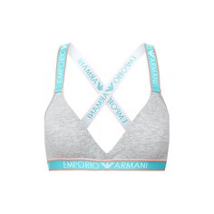 Хлопковый бюстгальтер Emporio Armani