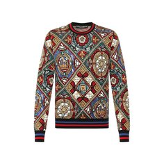 Джемпер из смеси шелка и шерсти Dolce & Gabbana