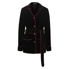 Бархатная рубашка Dolce & Gabbana
