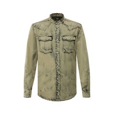 Джинсовая рубашка Balmain