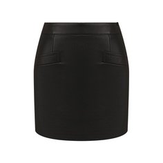 Кожаная юбка Saint Laurent