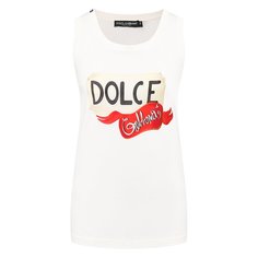 Хлопковая майка Dolce & Gabbana