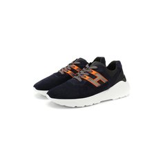 Замшевые кроссовки Hogan