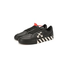 Кожаные кеды Vulcanized Off-White