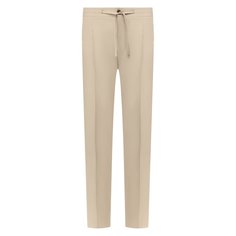 Брюки из смеси хлопка и шелка Corneliani