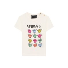 Хлопковая футболка Versace