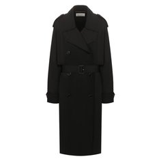 Хлопковый тренч Saint Laurent