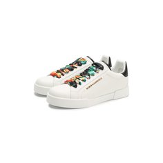 Кожаные кеды Portofino Light Dolce & Gabbana