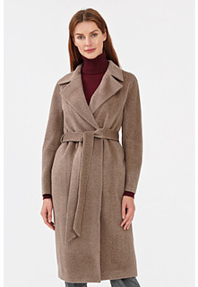 Пальто из шерсти и вискозы La Reine Blanche