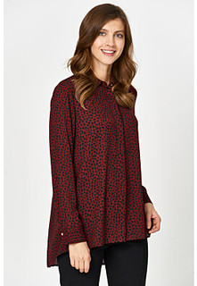 Блузка с анималистичным принтом S.Oliver