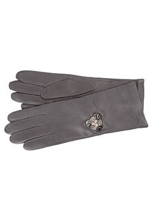 Перчатки из натуральной кожи Eleganzza